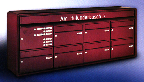 Bild: Briefkastenanlagen für Aufputz-Installationen